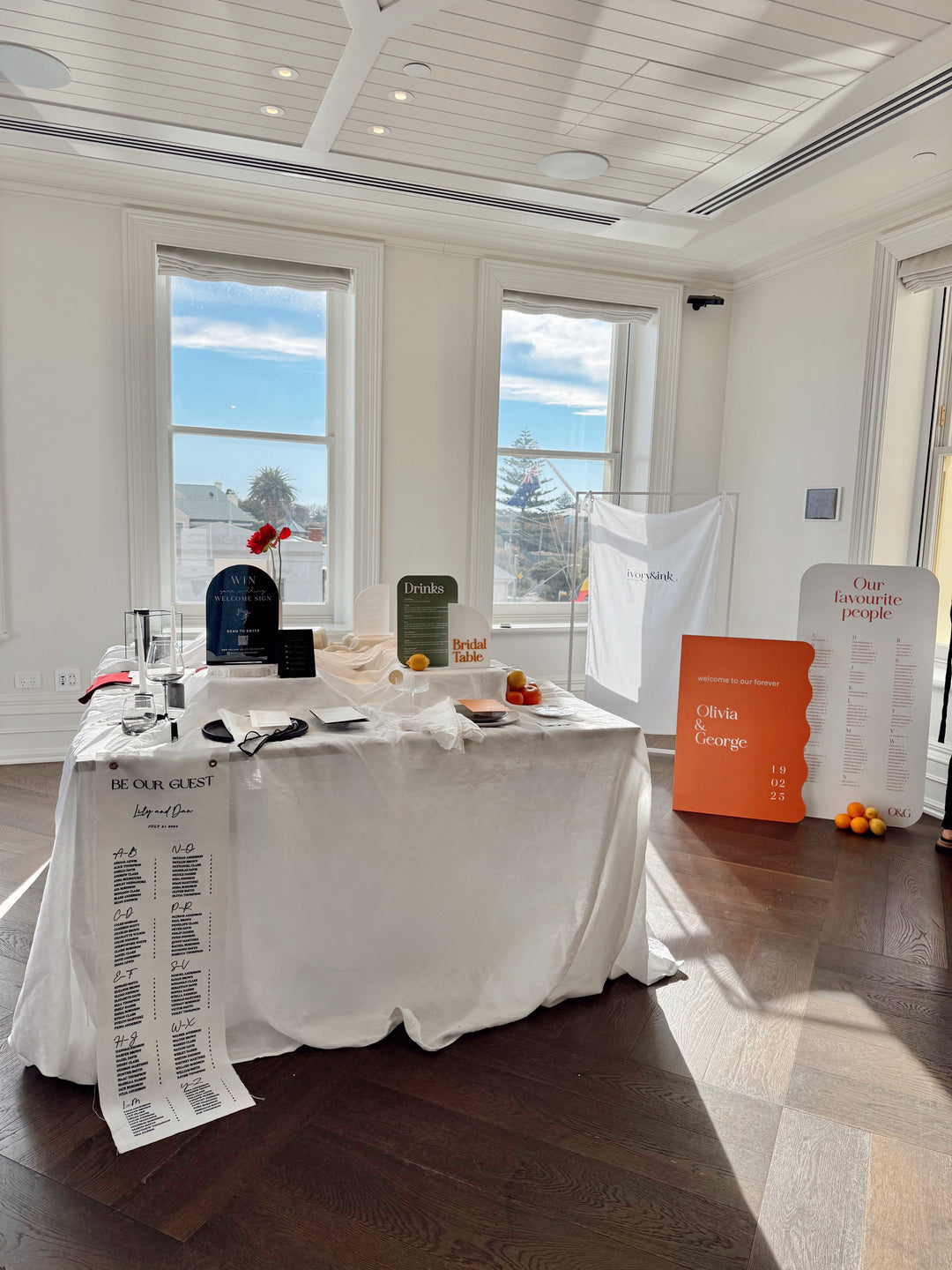 Ivory & Ink Weddings at The Continental Sorrento Wedding Open Day