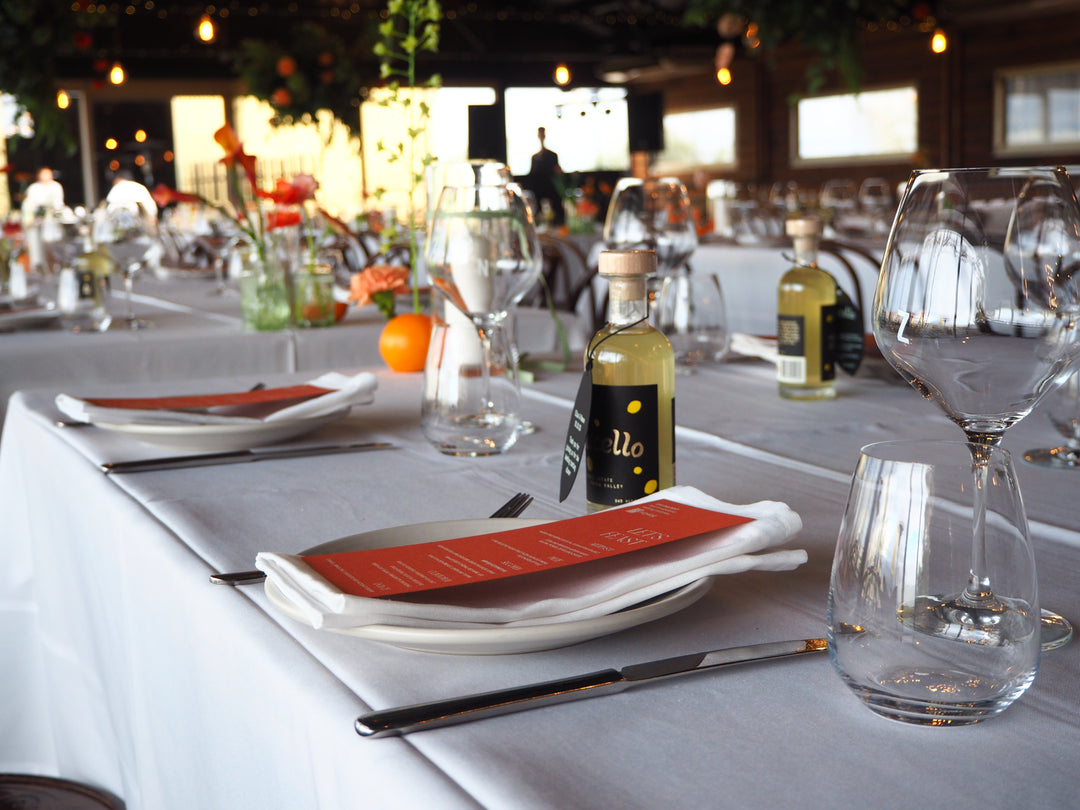 Burnt Orange & Bold Details – Stationery for Zonzo Estate’s Wedding Tasting Night