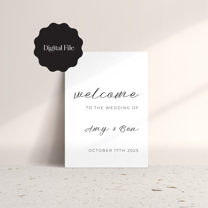 Digital Welcome Sign