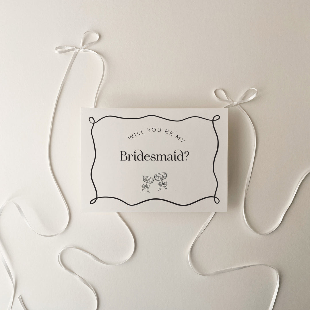 Will You Be My Bridesmaid Card