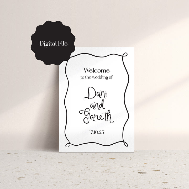 Digital Welcome Sign