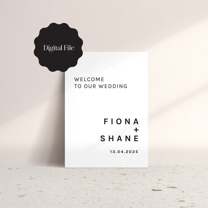 Digital Welcome Sign