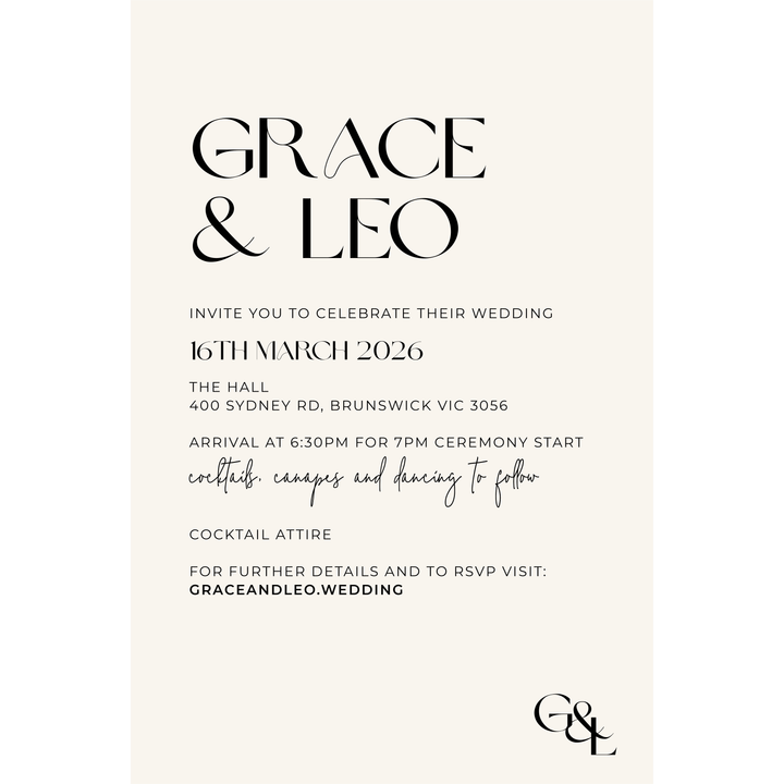 GRACE Invitation Suite