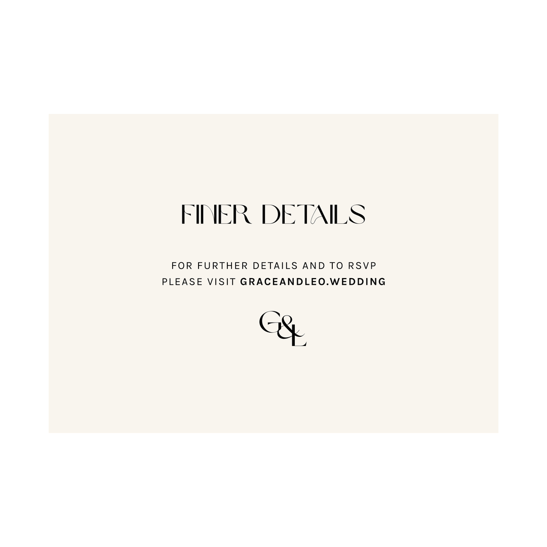 GRACE Invitation Suite