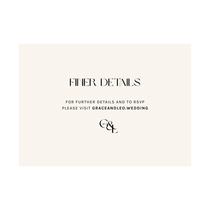 GRACE Invitation Suite