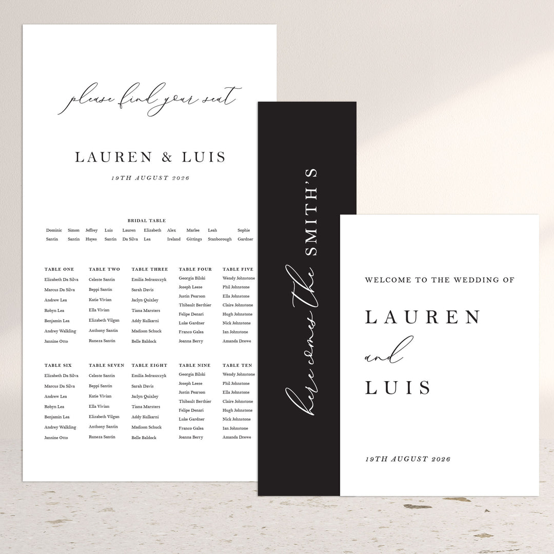 LAUREN 3 Sign Package