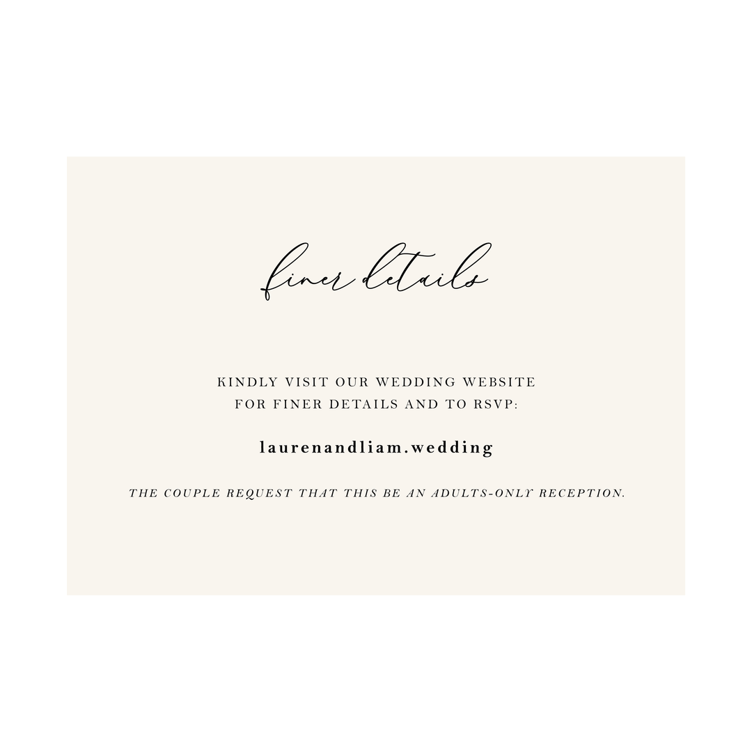 LAUREN Invitation Suite