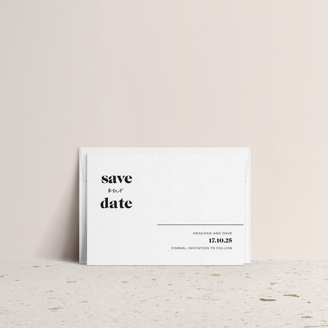 MEAGHAN save the date