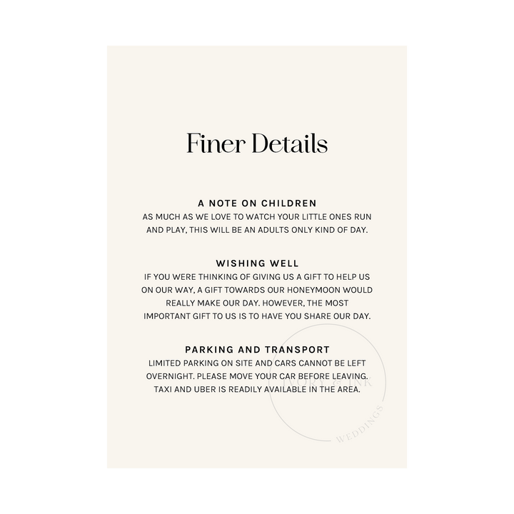 OLIVIA Invitation Suite