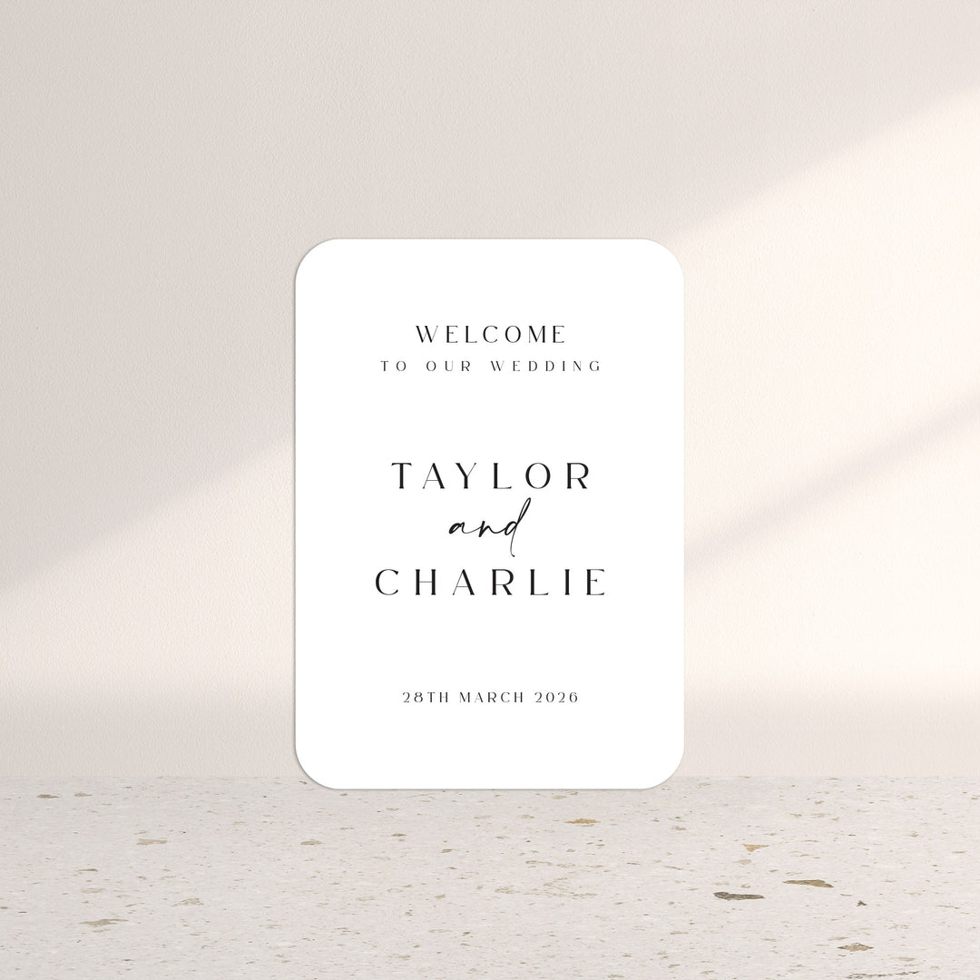TAYLOR Welcome Sign