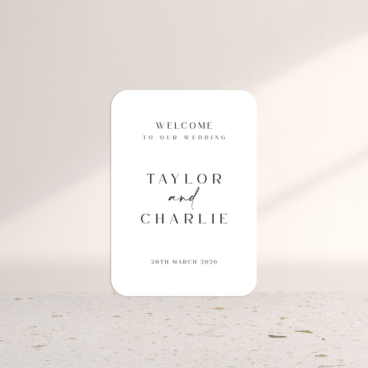 TAYLOR Welcome Sign