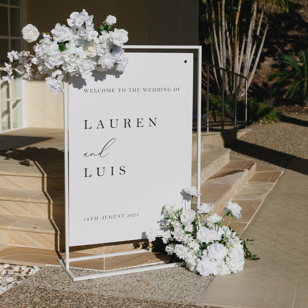 LAUREN Welcome Sign