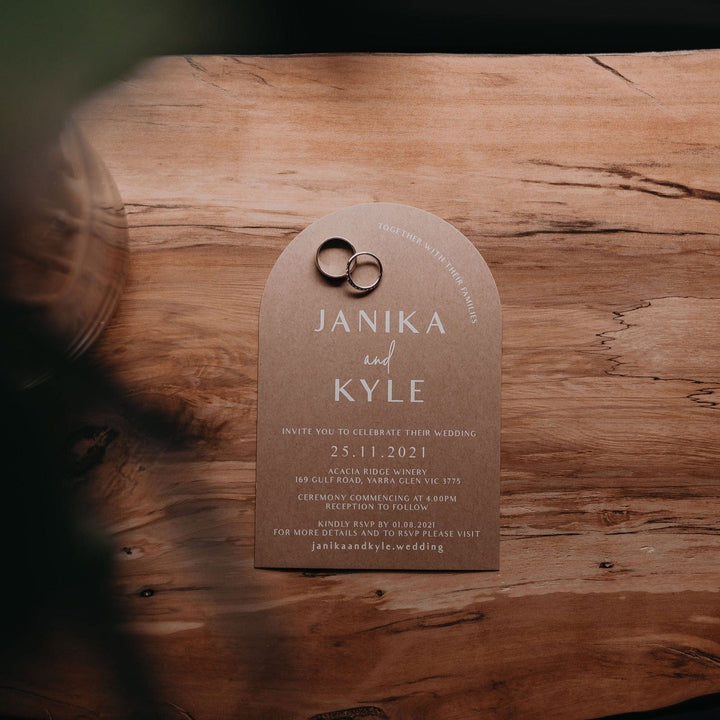 Ivory & Ink Weddings Invitations JANE Invitation Suite