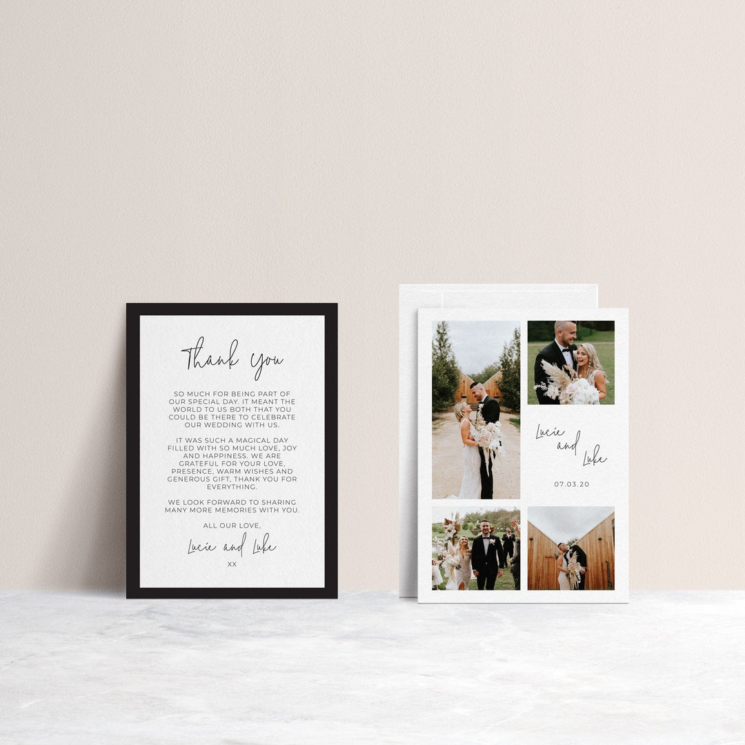 Ivory & Ink Weddings Thank You Cards Marry Me - thank you card