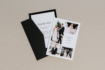 Wedding thank you card wording examples