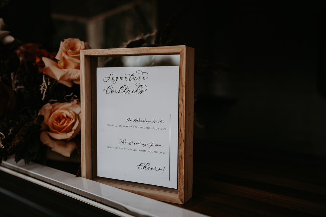 How to choose your wedding drinks menu