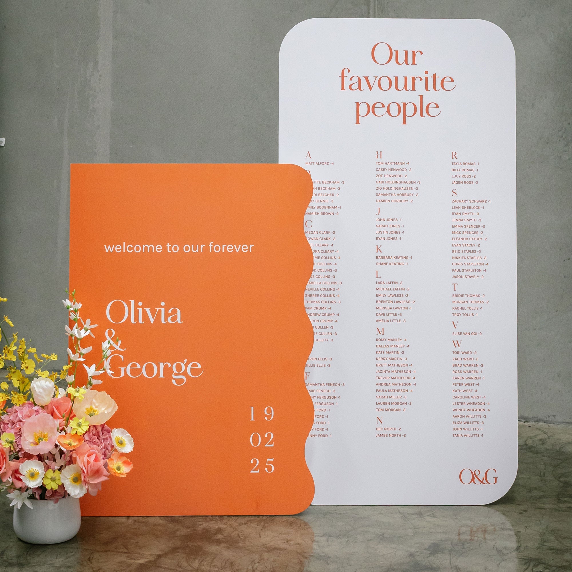 Signage Package Examples Wedding Signage Packages Australia | Custom & Stylish Signs – Ivory ...
