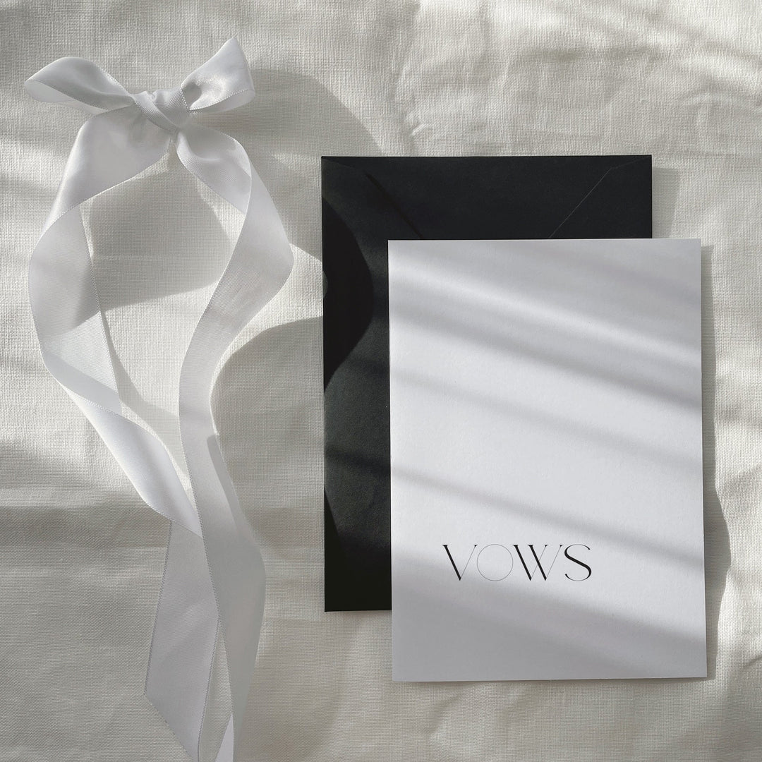 Wedding Vow Cards