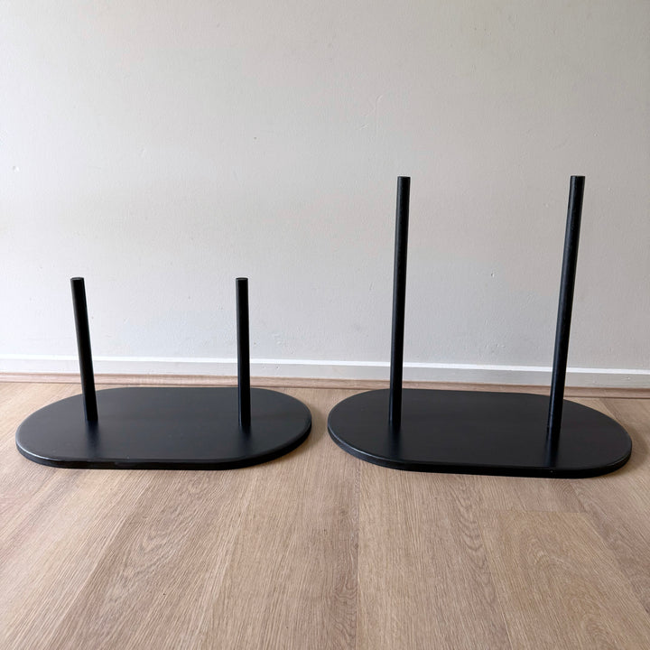 Peg Sign Stands - black