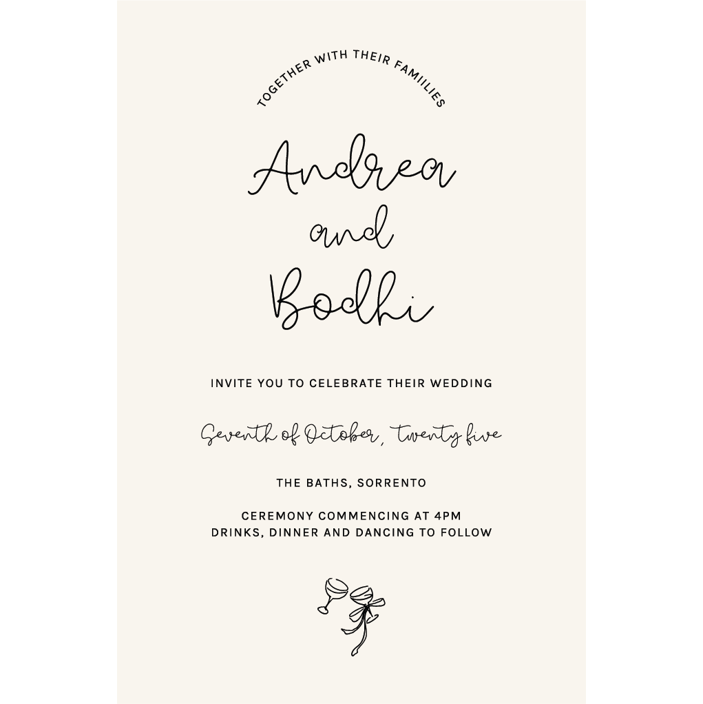 ANDREA Invitation Suite