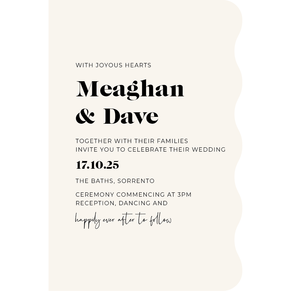 MEAGHAN Invitation Suite