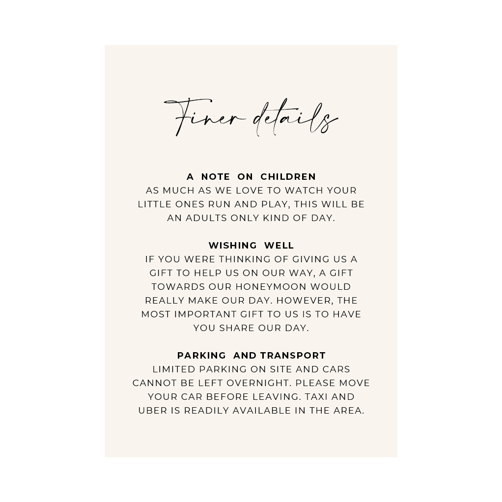 BELLA Invitation Suite