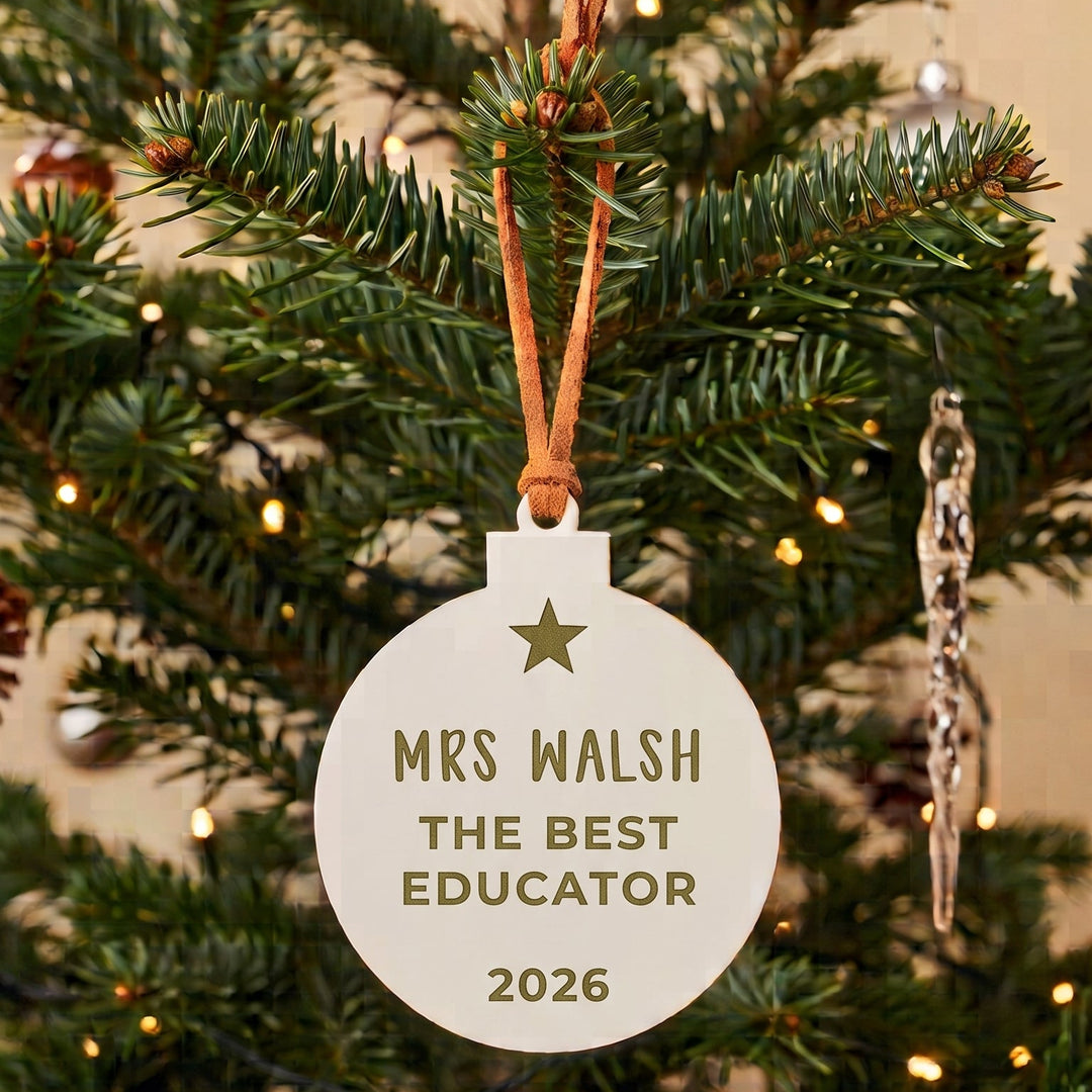 The Best personalised Christmas ornament by Ivory &amp; Ink Weddings
