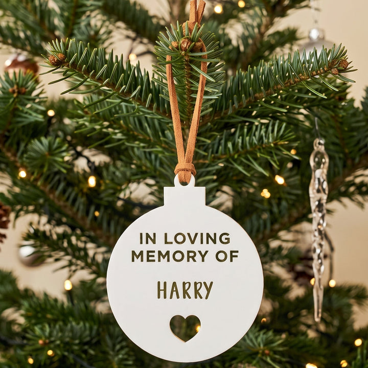 In Loving Memory pet memorial Christmas ornament by Ivory &amp; Ink Weddings