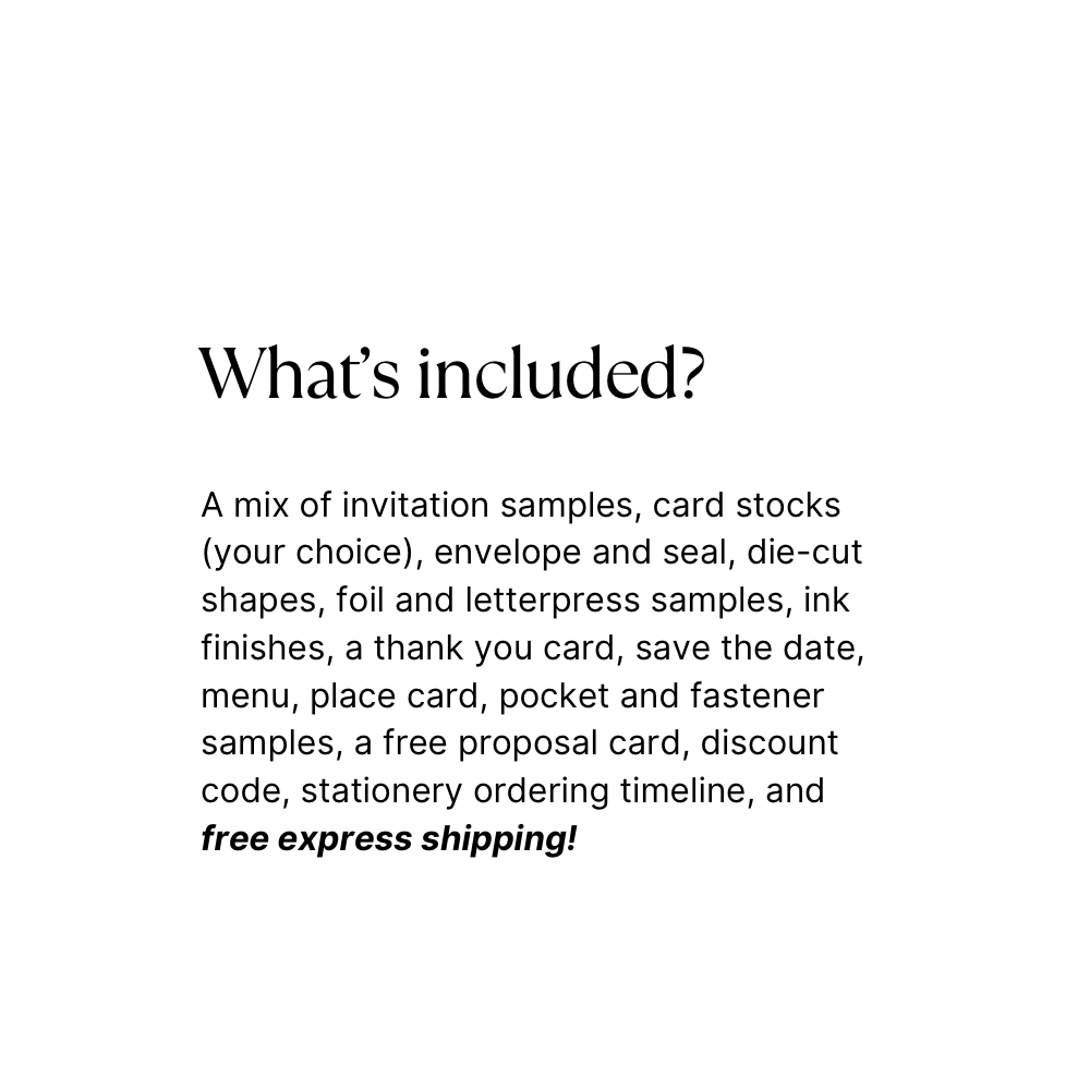 Sample Pack