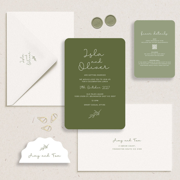 ISLA  Invitation Suite