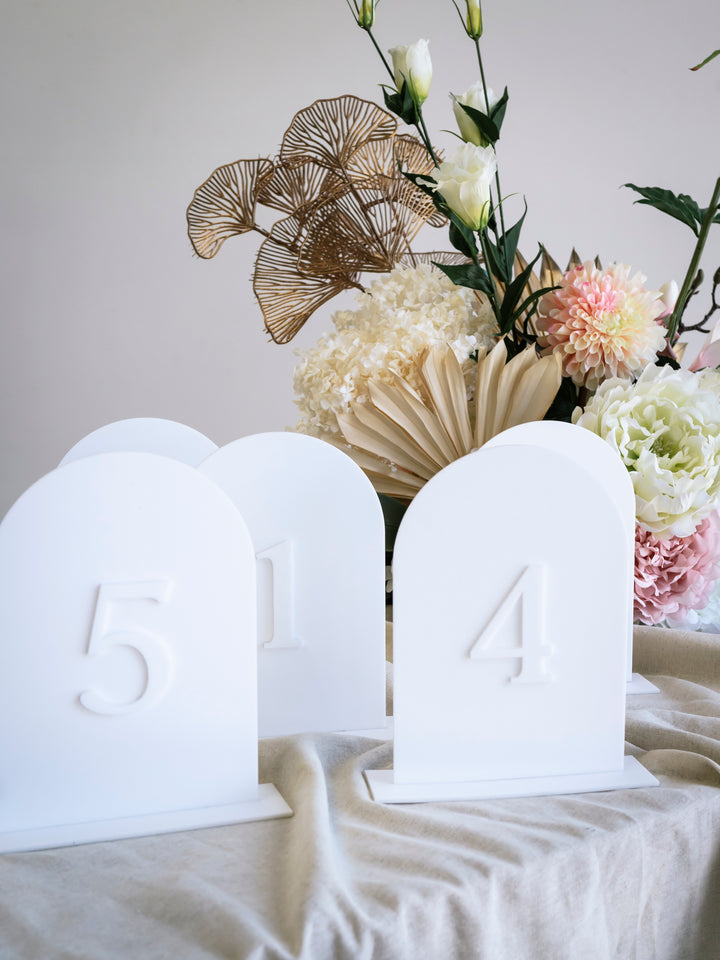 Table Numbers - Layered Acrylic