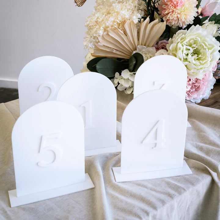 Table Numbers - Layered Acrylic
