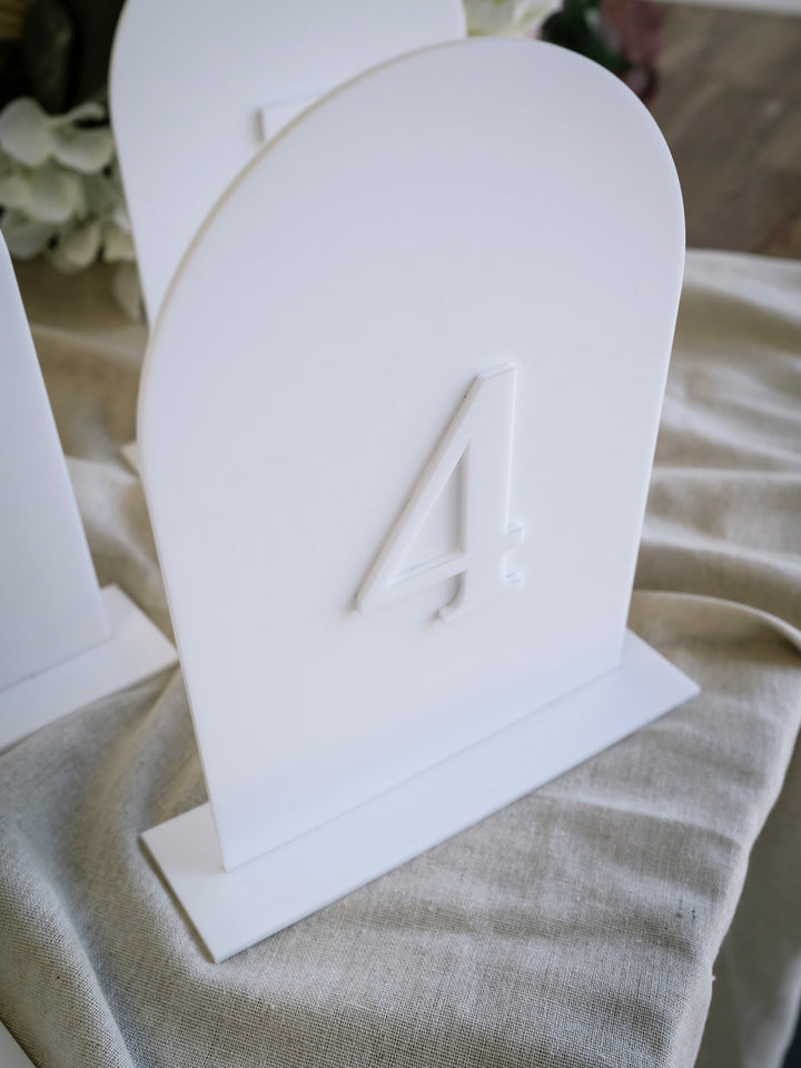 Table Numbers - Layered Acrylic