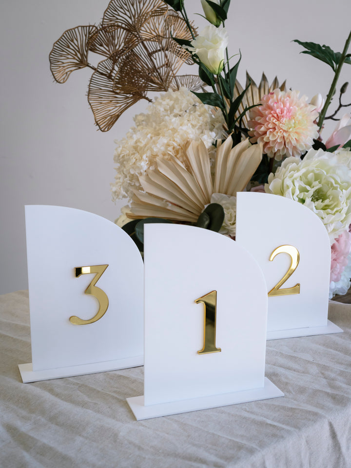 Table Numbers - Layered Acrylic