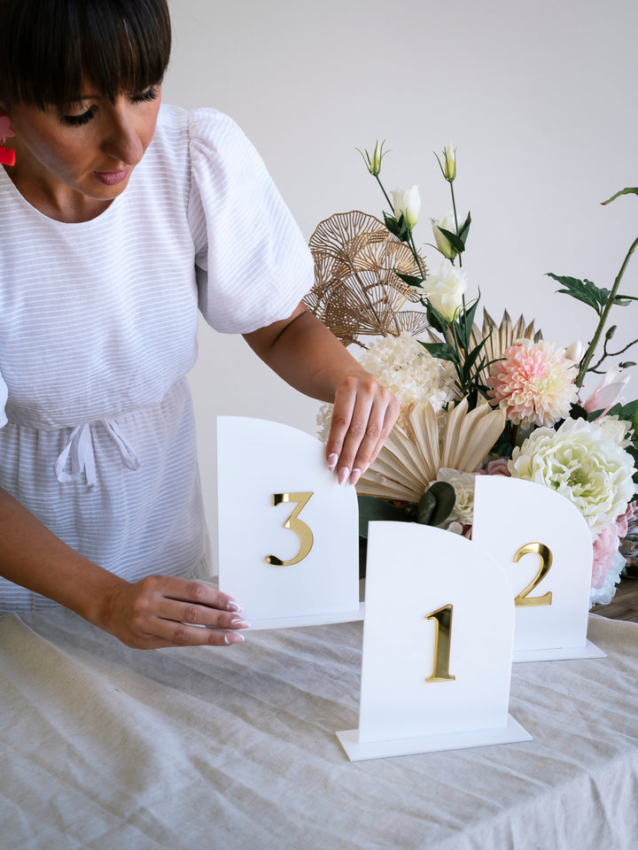 Table Numbers - Layered Acrylic