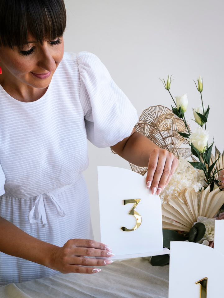 Table Numbers - Layered Acrylic