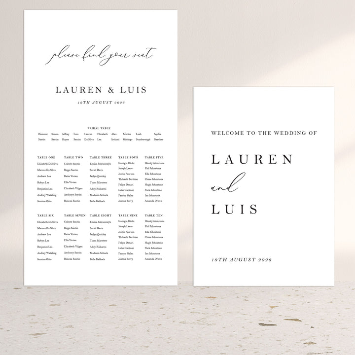 LAUREN 2 Sign Package