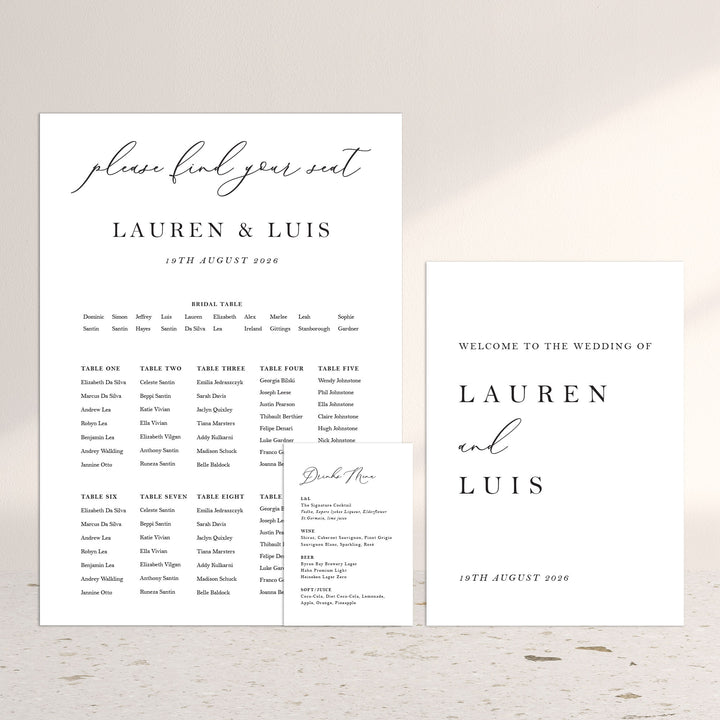 LAUREN 3 Sign Package