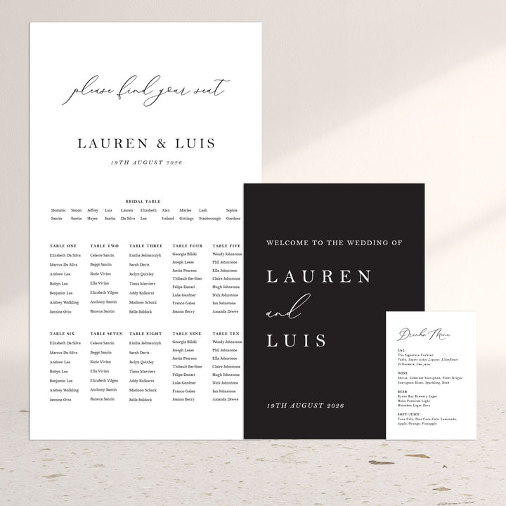 LAUREN 3 Sign Package