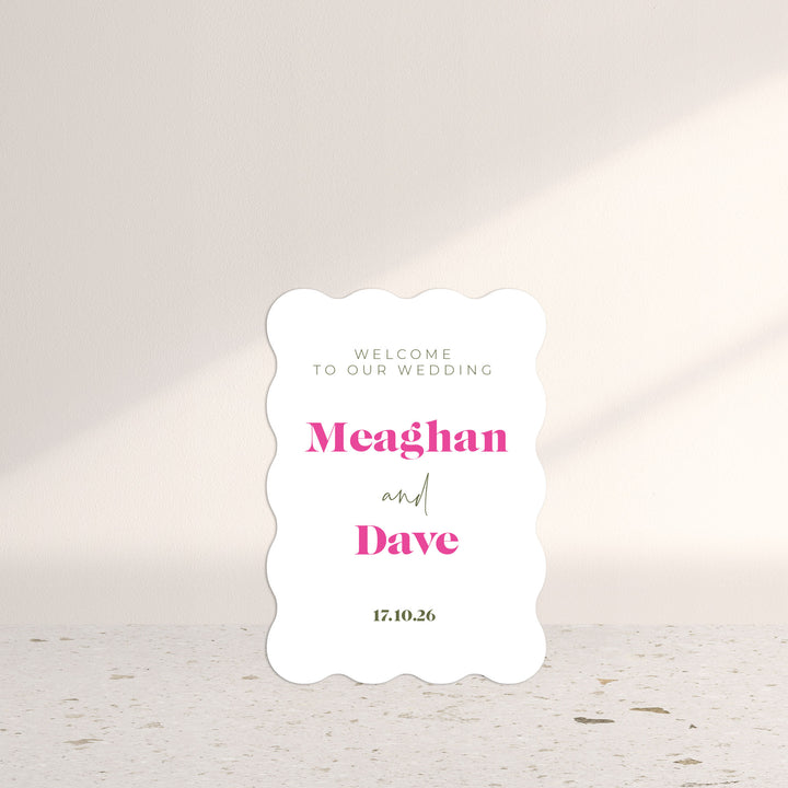 MEAGHAN Welcome Sign