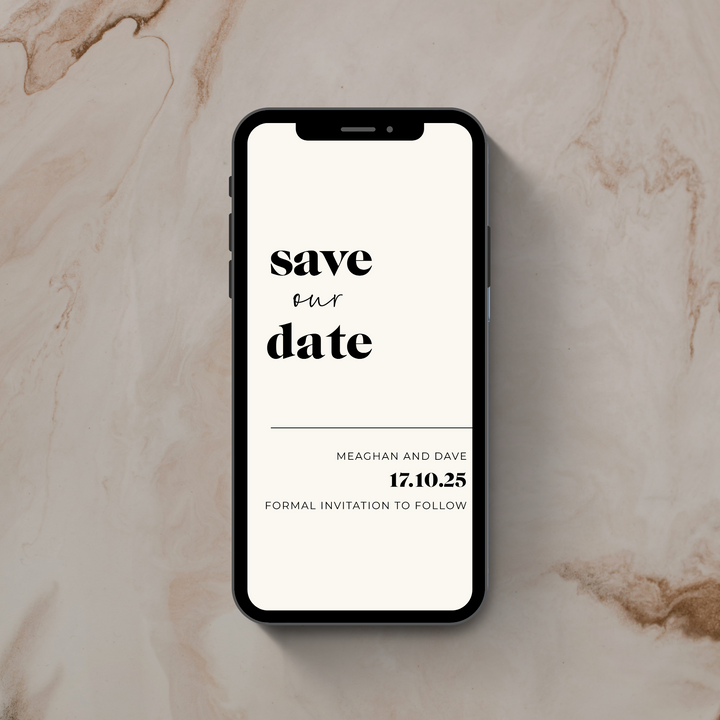 Digital Save the Date