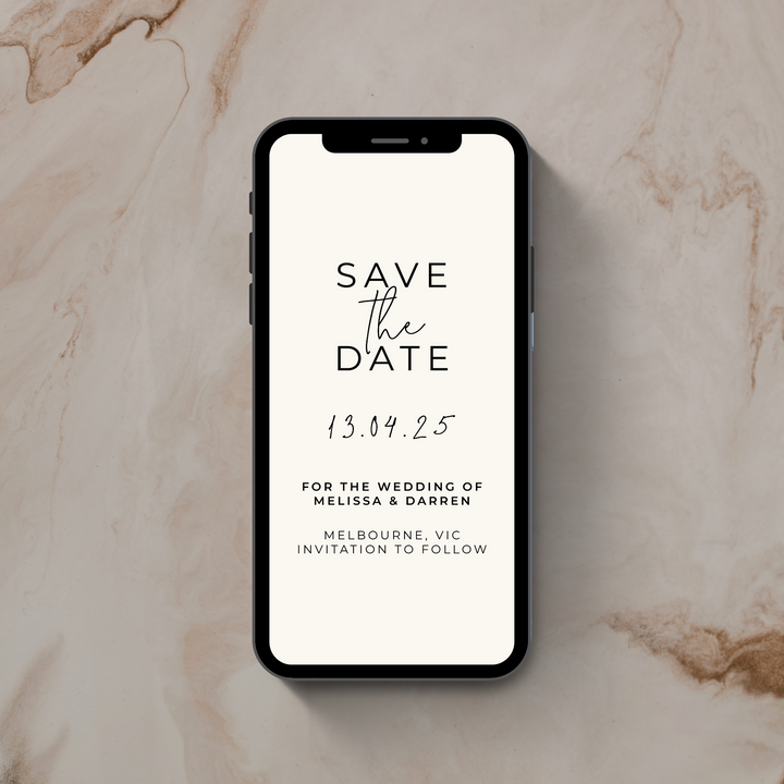 Digital Save the Date