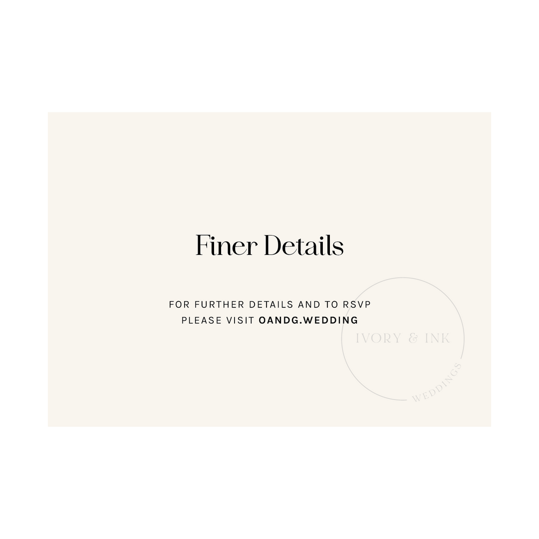 OLIVIA Invitation Suite