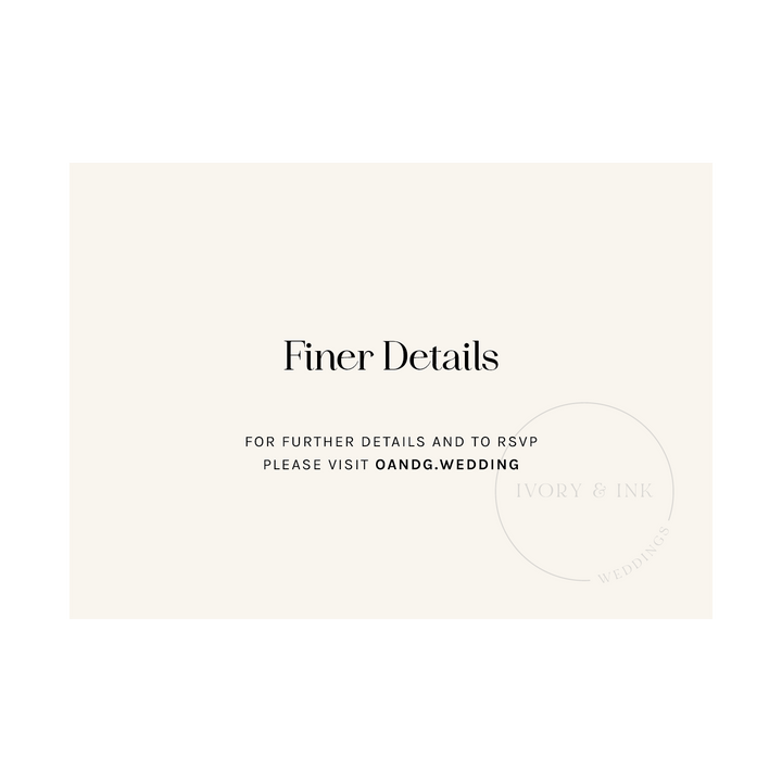OLIVIA Invitation Suite