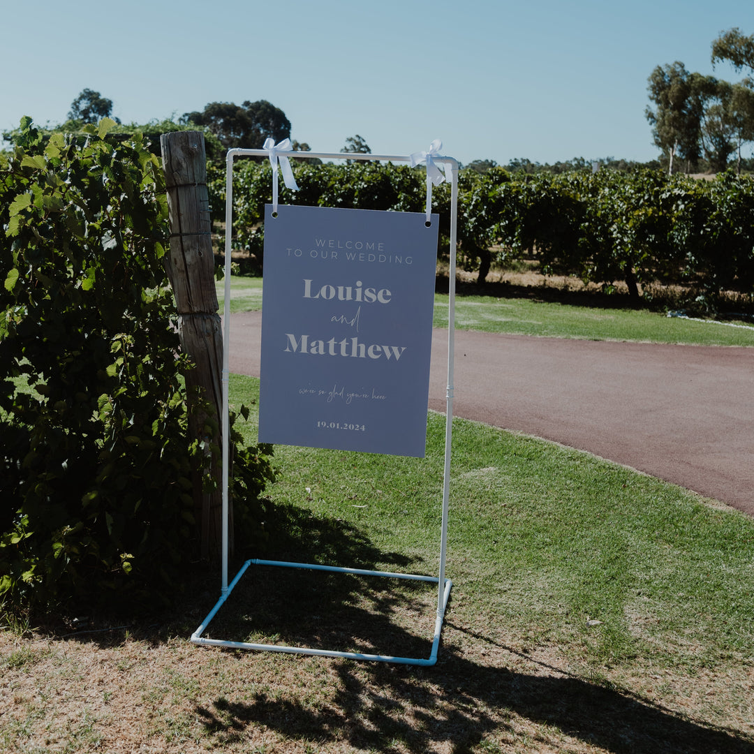Meaghan Sign MEAGHAN Welcome Sign – Ivory & Ink Weddings
