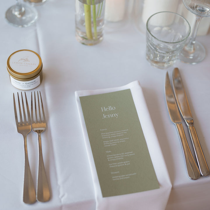 OLIVIA Menu