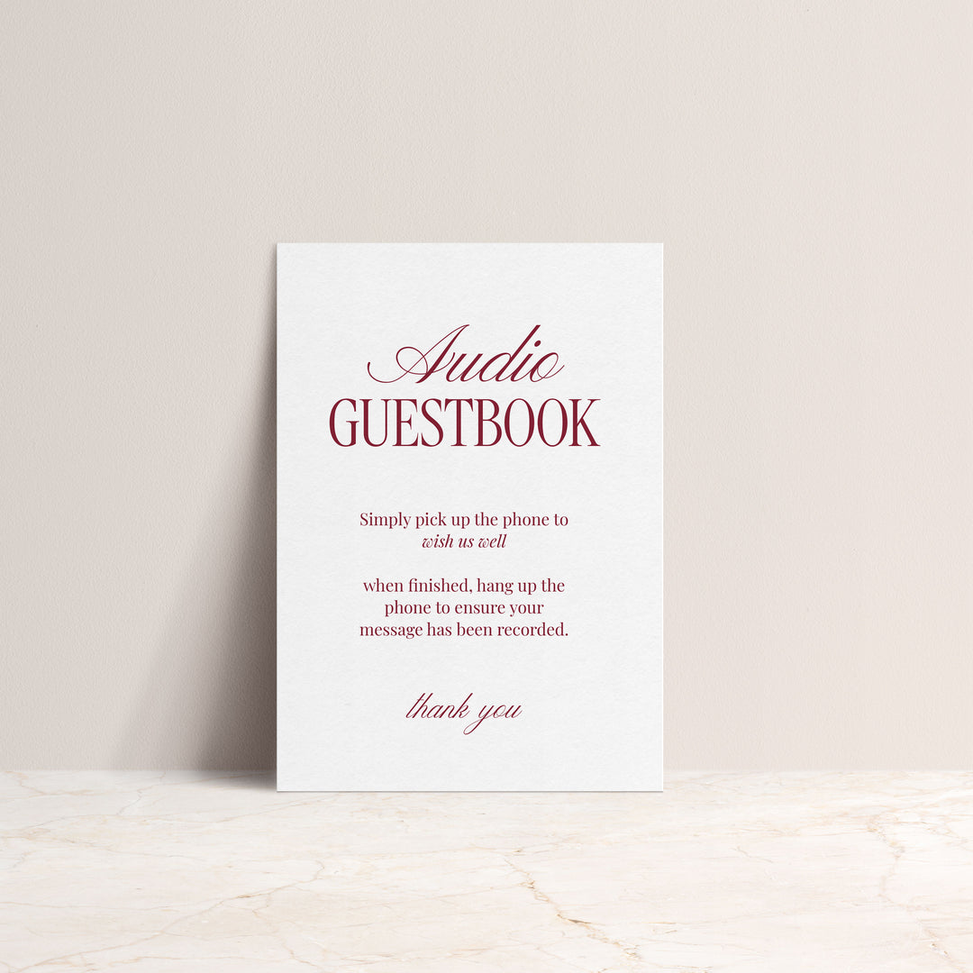 Guestbook Signs