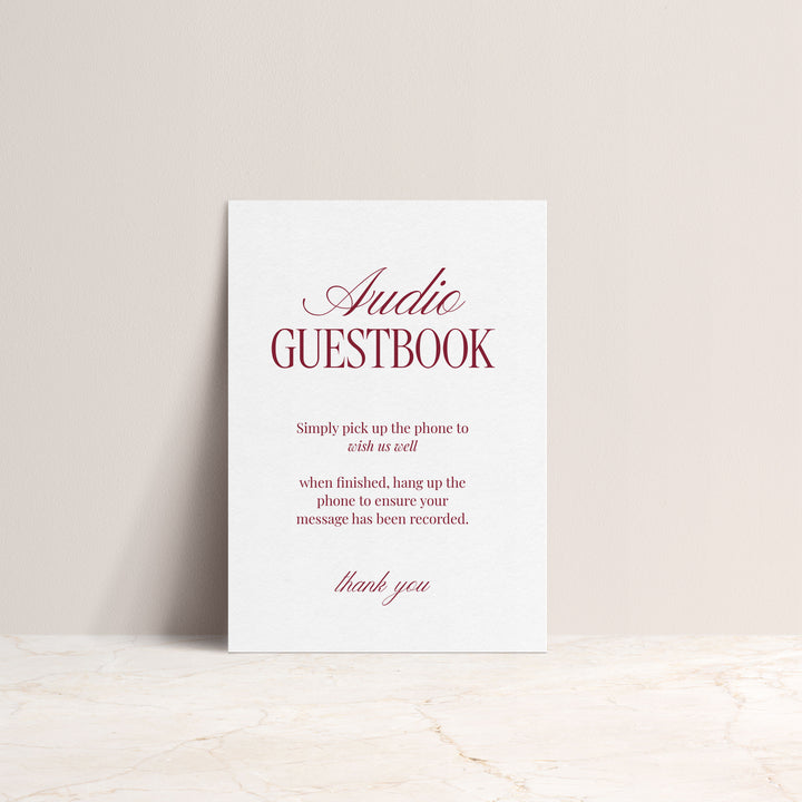 Guestbook Signs