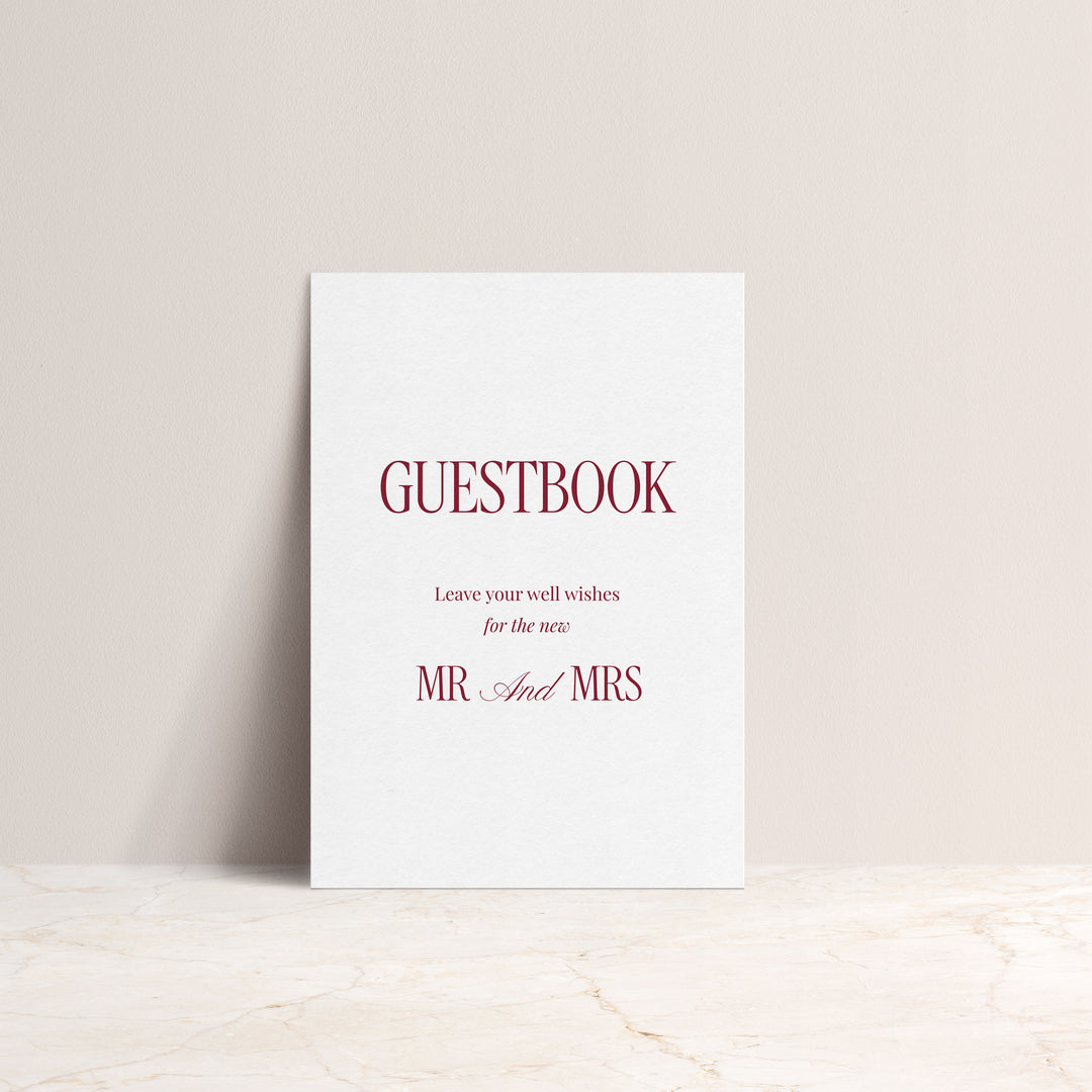 Guestbook Signs