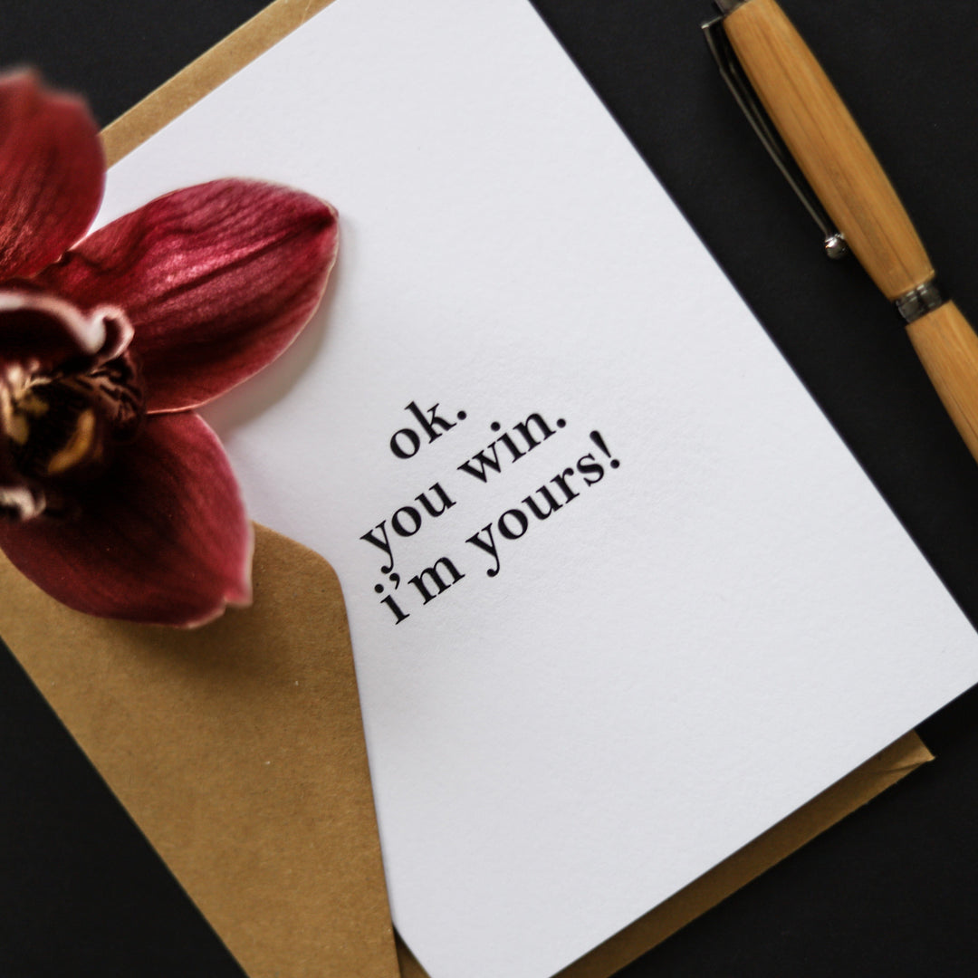 Ivory and Ink Weddings Cards Valentine's Day Cards